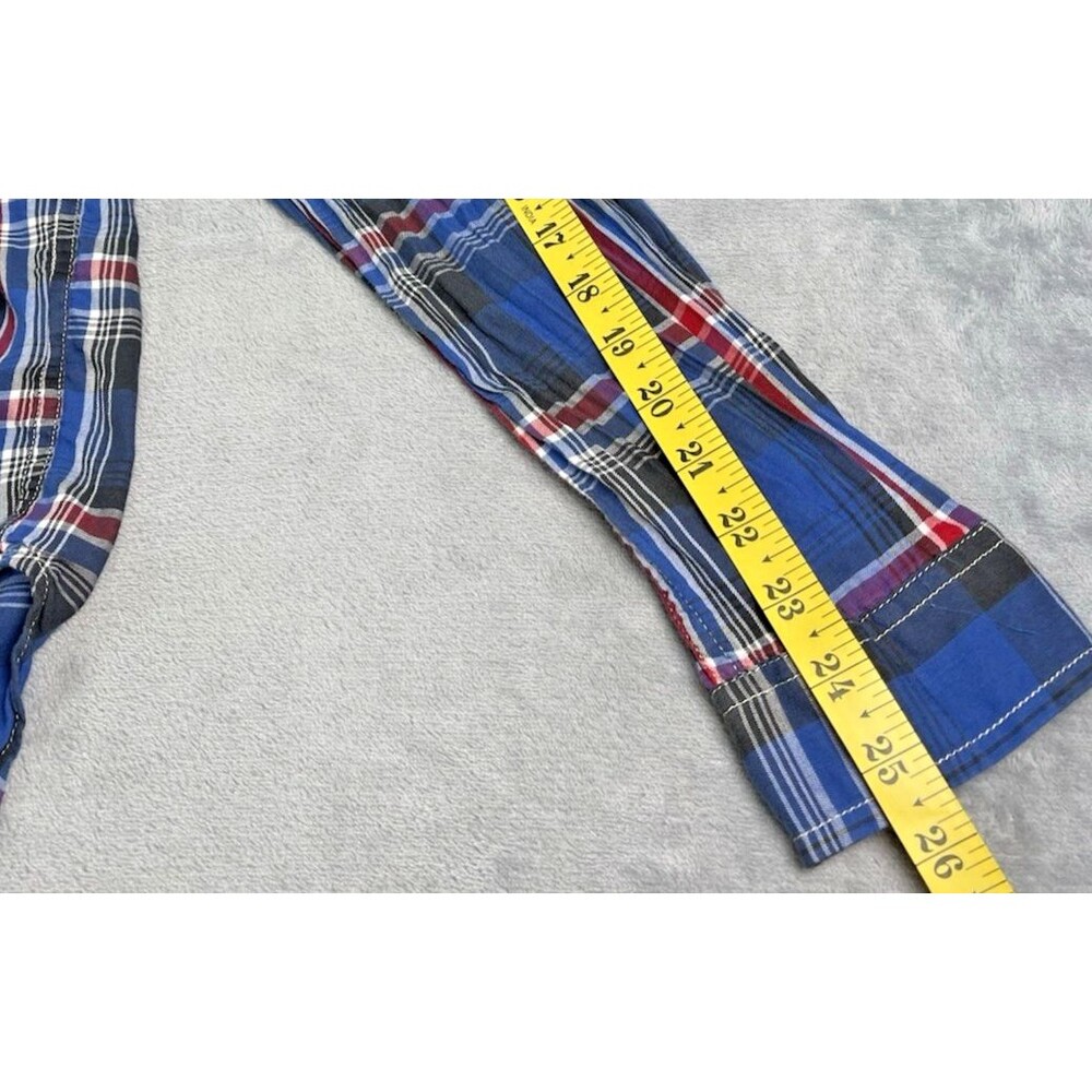 Ralph Lauren NWOT 'Boyfriend' plaid Denim & Supply womens button up shirt Large - Picture 5 of 7